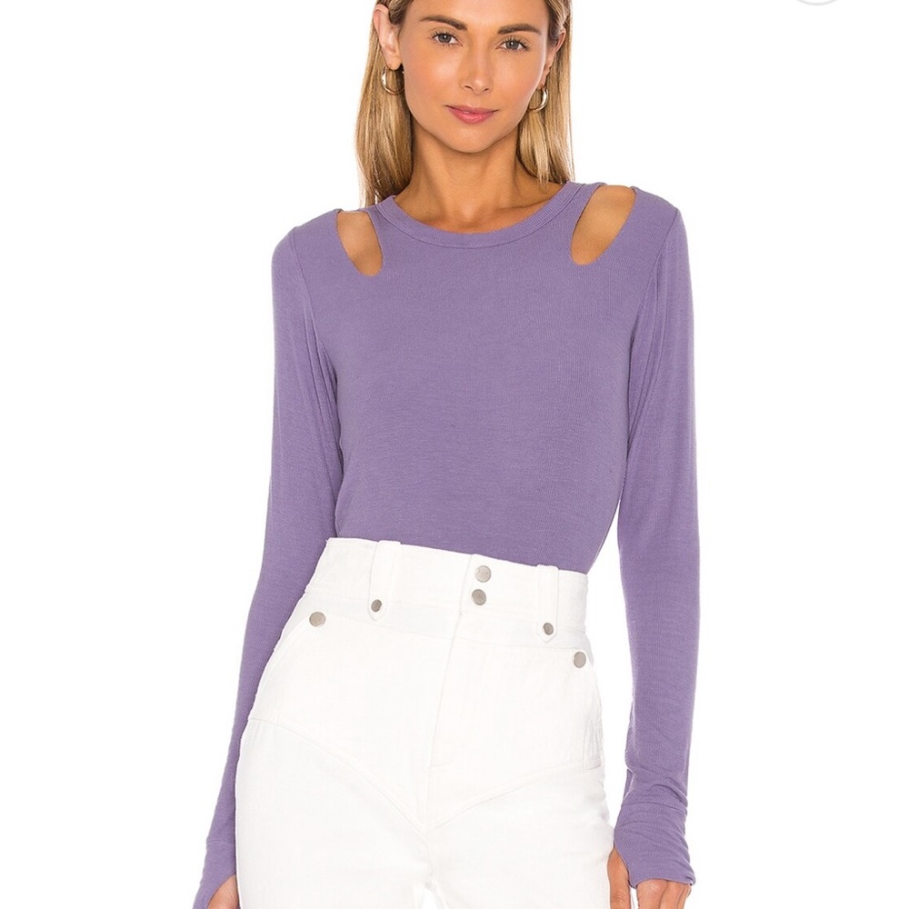 Michael Lauren cutout long sleeve